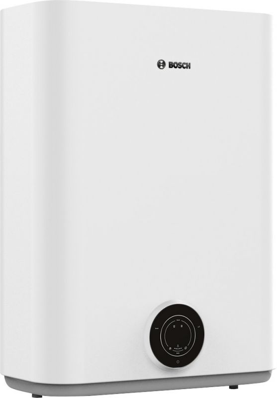 Водонагрівач електр. BOSCH плаский слім Tronic 3500, 80л, 1.5кВт, ун. монтаж, електр. кер-ння, B, білий