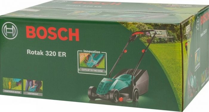 Газонокосарка мережева Bosch Rotak 320 1200Вт 32см 31л 20-60мм 7.8кг