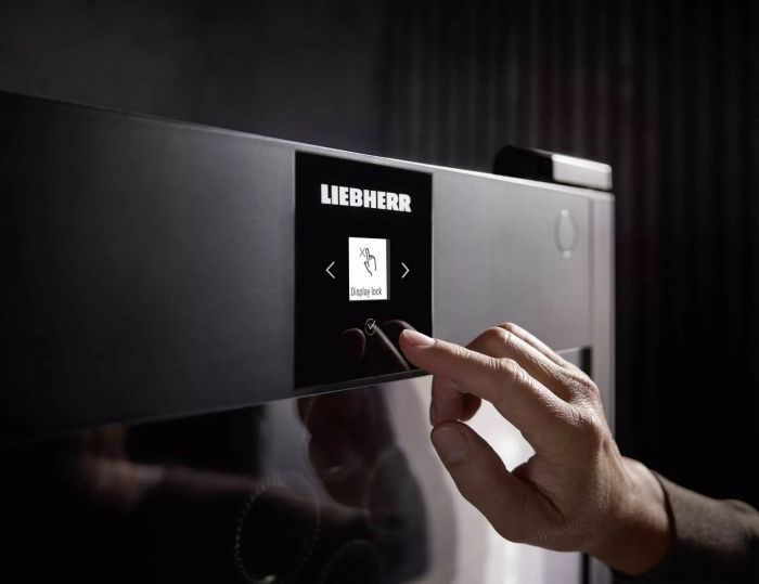 Холодильник Liebherr для вина, 168.4x60х76.3, холод.відд.-425л, зон - 1, бут-196, ST, дисплей, чорний