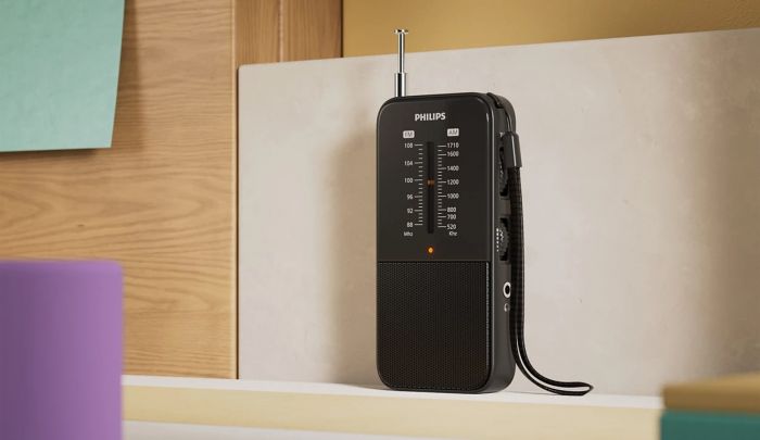 Портативне радіо Philips TAR1509 FM/MW, mono 100 mW, AUX 3.5mm, 2хAAA