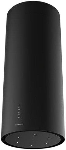 Витяжка Faber купольна, 37см, 1136м.куб/год, Cylindra Plus Bk Matt A37, чорний матовий Витяжка Faber купольна, 37см, 1136м.куб/год, Cylindra Plus Bk Matt A37, чорний матовий