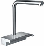 Змішувач для кухні Hansgrohe Aquno Select M81, довж.виливу - 210мм, поворотний, витяжний, 1 важіль, хром