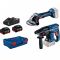 Набір із двох акумуляторних інструментів Bosch 18В перфоратор GBH 180-LI шліфмашина кутова GWS 180-LI акб 2х4А·год сумка