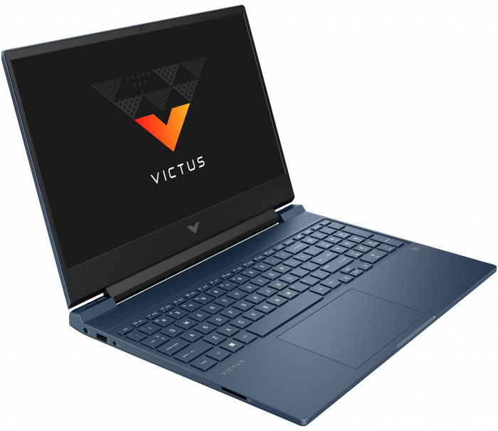 Ноутбук HP Victus 15-fb2001ua 15.6" FHD IPS AG, AMD R7-8845HS, 16GB, F1024GB, NVD4050-6, DOS, синій