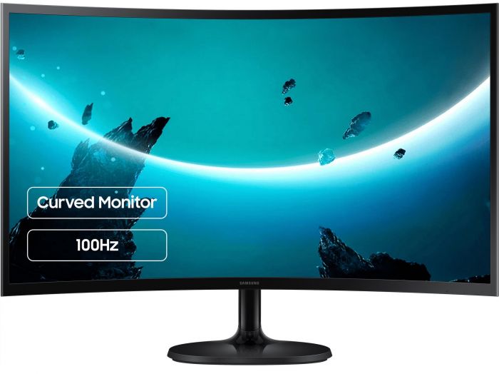 Монітор Samsung 23.8" S24D360 D-Sub, HDMI, VA, 100Hz, 4ms, CURVED