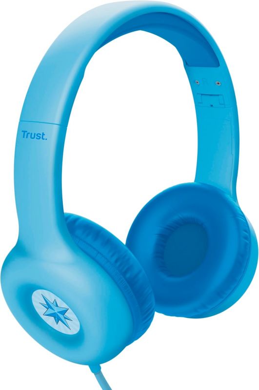 Навушники Trust Nouna Headphones mini-jack, Mic, Синій