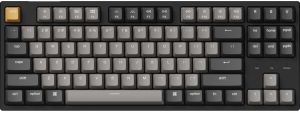 Клавіатура механічна Keychron C1 Pro 87Key, K pro Red, USB-A, QMK/VIA, Hot-swap, EN/UKR, RGB, чорний