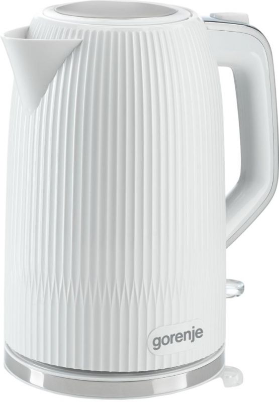 Електрочайник Gorenje 1.7л, Strix-контроль, білий матовий