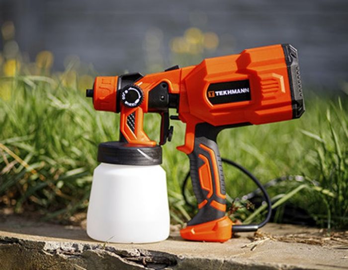 Фарборозпилювач електричний Tekhmann TSG-650 650Вт 500мл·хв контейнер 0.8л 1.1кг