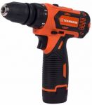 Шурупокрут-дриль акумуляторний Tekhmann TCD-12 QC Li v2.0 12В 2х2А·год 28Нм 0-400·1500об·хв 1кг кейс