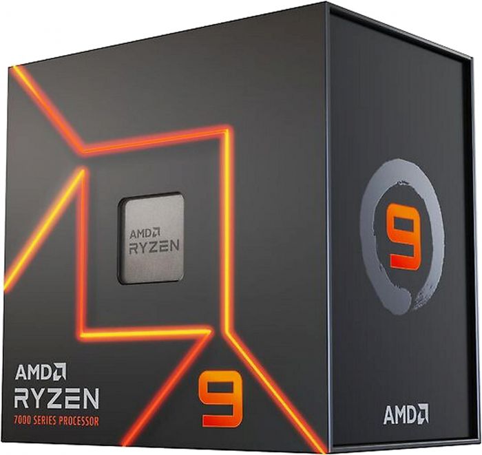 Центральний процесор AMD Ryzen 9 7900X 12C/24T 4.7/5.6GHz Boost 64Mb Radeon Graphics AM5 170W w/o cooler Box