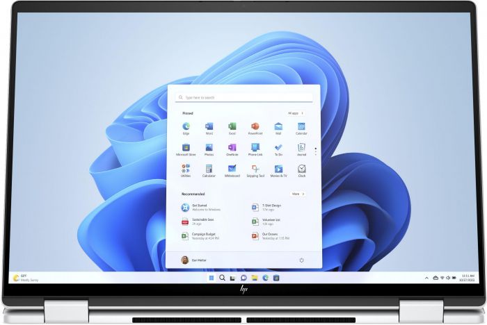 Ноутбук HP Envy x360 16-ac0000ua 16" 2.8K OLED Touch, Intel U7-155U, 16GB, F1024GB, UMA, Win11, сріблястий