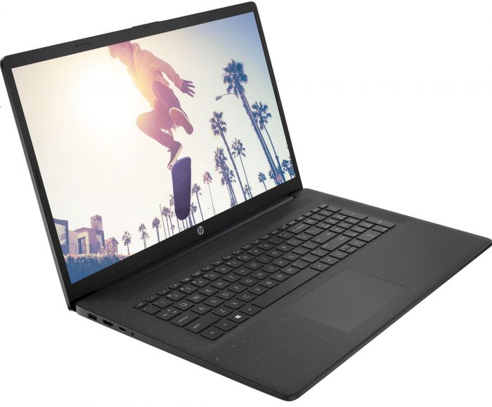 Ноутбук HP 17-cp2021ua 17.3" FHD IPS AG, AMD R5-7520U, 8GB, F1024GB, UMA, DOS, чорний