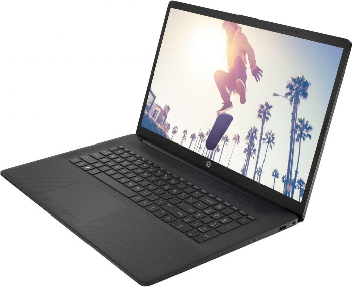 Ноутбук HP 17-cp2021ua 17.3" FHD IPS AG, AMD R5-7520U, 8GB, F1024GB, UMA, DOS, чорний