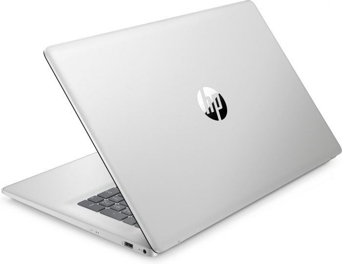 Ноутбук HP 17-cn4006ua 17.3" FHD IPS AG, Intel 5-120U, 16GB, F512GB, UMA, DOS, сріблястий