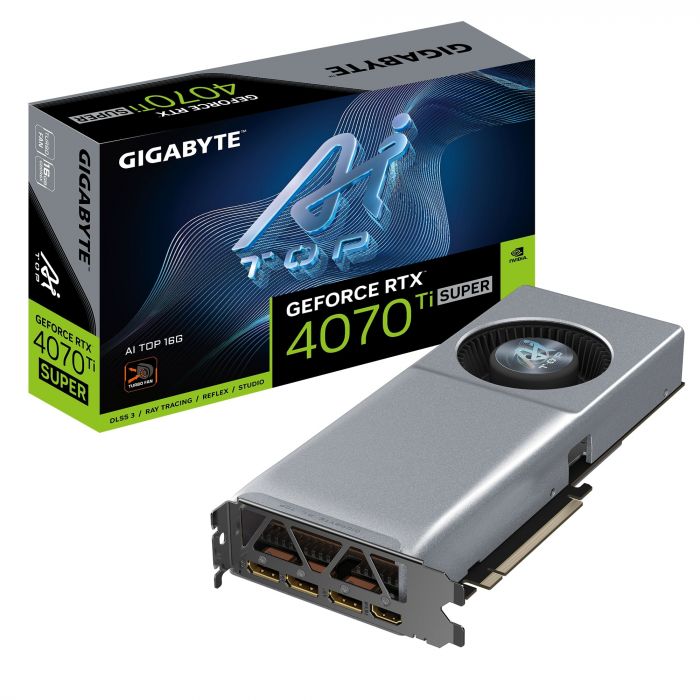 Відеокарта GIGABYTE GeForce RTX 4070 Ti SUPER 16GB GDDR6X AI TOP