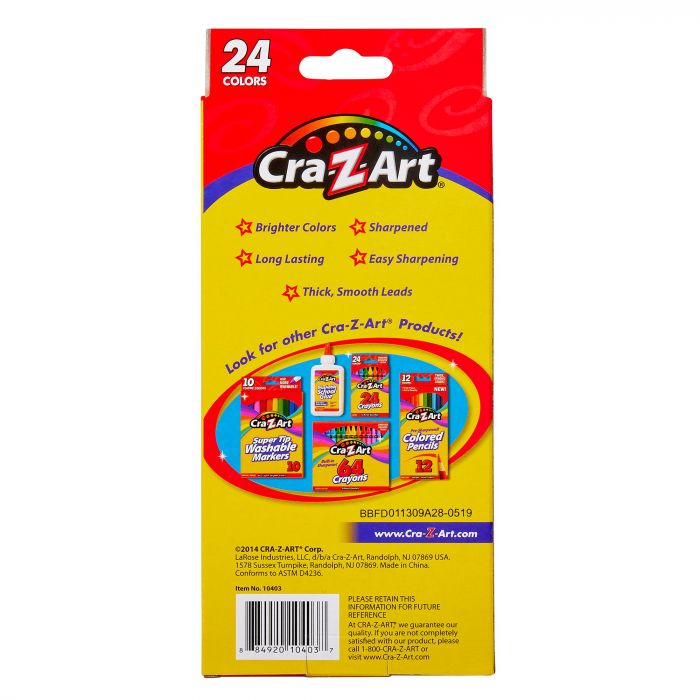 Кольорові олівці Cra-Z-Art 24шт