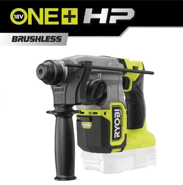 Перфоратор акумуляторний Ryobi RSDS18X-0 ONE+ НР SDS-plus 18В 2.5Дж 4 режими 2.5кг без АКБ та ЗП Перфоратор акумуляторний Ryobi RSDS18X-0 ONE+ НР SDS-plus 18В 2.5Дж 4 режими 2.5кг без АКБ та ЗП