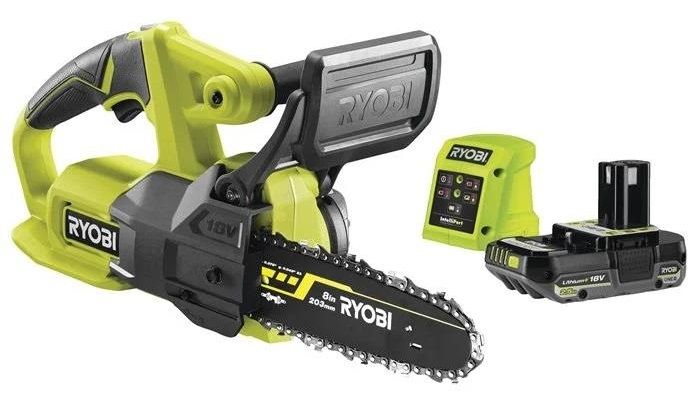 Пила ланцюгова акумуляторна Ryobi ONE+ RY18CS20A-125 18В акб 1х2.5А·год ЗП 20см 2.3кг