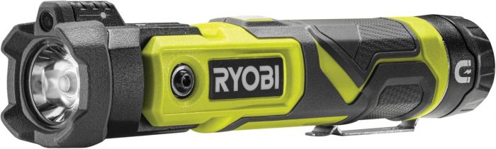 Ліхтар ручний акумуляторний Ryobi USB Lithium RLP4-0 4В 640лм 3 функції освітлення поворотна головка магніт 0.18кг без АКБ та ЗП