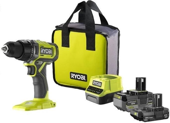 Шурупокрут-дриль акумуляторний Ryobi ONE+ RDD18-2C415S 18В 1х4А·год 1х1.5А·год ЗП 52Нм 450·1750об/хв 1.3кг сумка Шурупокрут-дриль акумуляторний Ryobi ONE+ RDD18-2C415S 18В 1х4А·год 1х1.5А·год ЗП 52Нм 450·1750об/хв 1.3кг сумка
