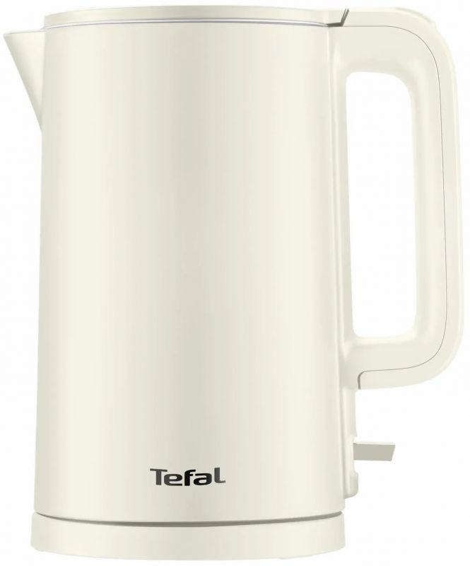 Електрочайник Tefal Thermo Protect, 1.5л, пластик, нержавіюча сталь, світло-бежевий