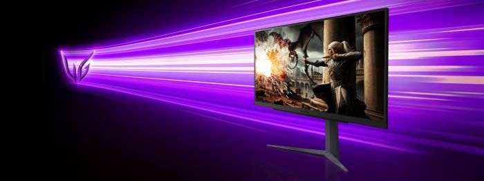 Монітор LG 27" 27GS75Q-B 2xHDMI, DP, Audio, IPS, 2560x1440, 180Hz, 1ms, sRGB 99%, G-SYNC, FreeSync, Pivot, HDR10