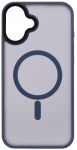 Чохол 2Е Basic для  iPhone 16 Plus, Soft Touch MagSafe Cover, синій світлий