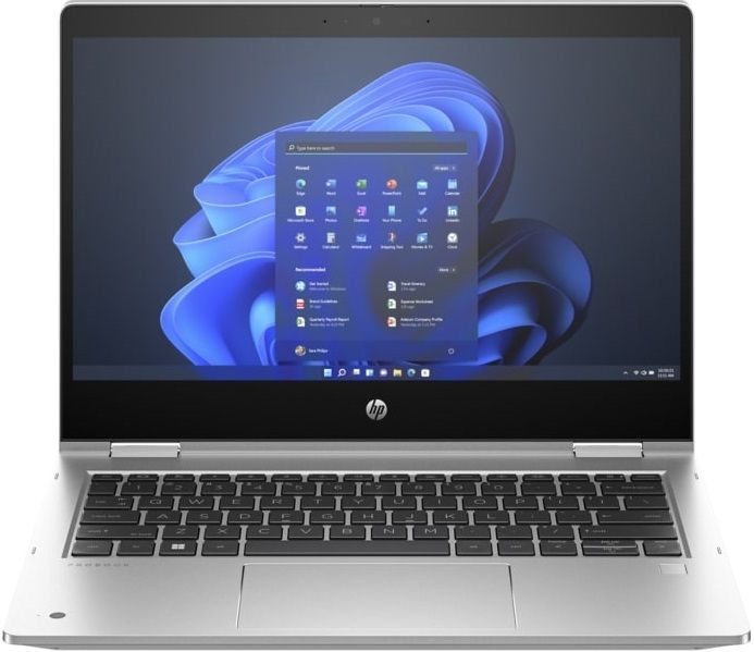 Ноутбук HP Probook x360 435-G10 13.3" FHD IPS Touch, AMD R5-7530U, 16GB, F512GB, UMA, DOS, сріблястий