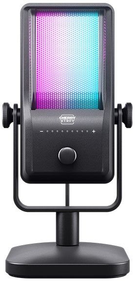 Мікрофон геймінговий CHERRY XTRFY NGALE R, Cardioid, USB-A, 2м, RGB, чорний