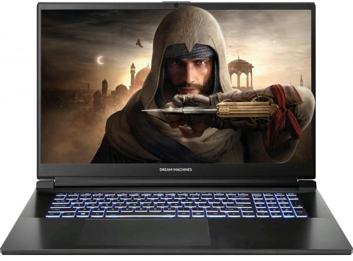 Ноутбук Dream Machines RG4070-17 17.3FHD IPS, Intel i7-14650HX, 32GB, F1TB, NVD4070-8, DOS, чорний