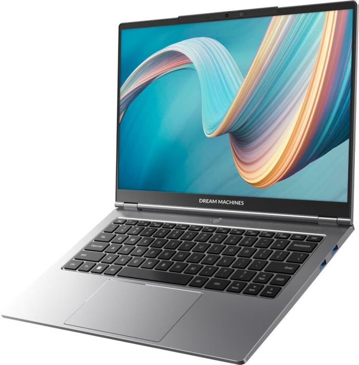 Ноутбук Dream Machines GX4MRXL-14 14QHD+ IPS, Intel U5-125H, 32GB, F1TB, UMA, DOS, сірий