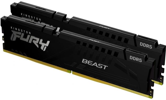 Пам'ять ПК Kingston DDR5 64GB KIT (32GBx2) 6000 FURY Beast Black EXPO