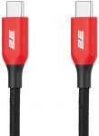 Кабель 2E USB-C > USB-C заряджання/синхронізації 100Вт PD, 1м, чорний