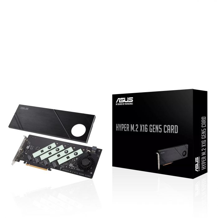 Плата-адаптер PCIe ASUS Hyper M.2 X16 PCIe 5.0 Expansion Card GEN 5