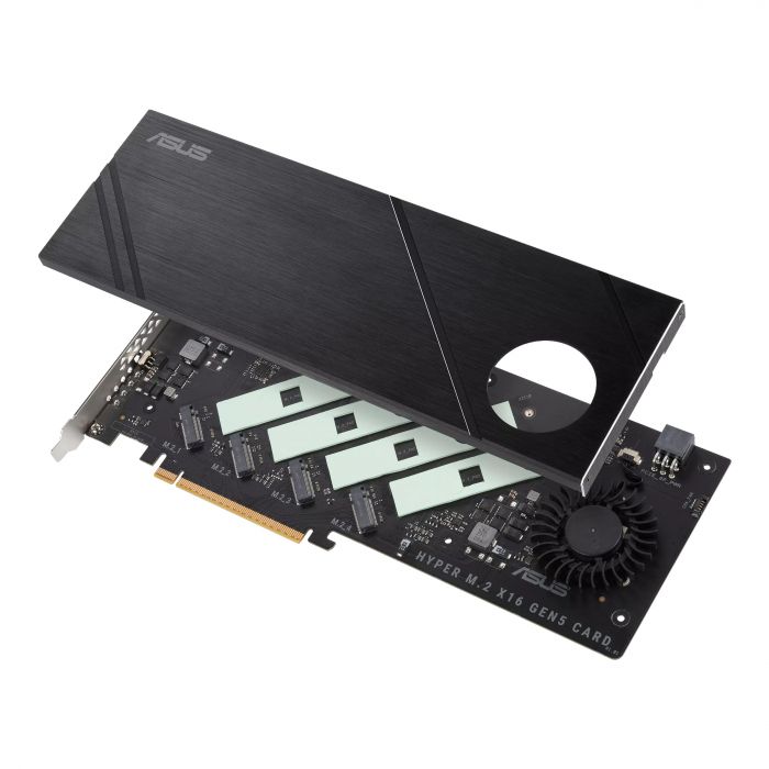 Плата-адаптер PCIe ASUS Hyper M.2 X16 PCIe 5.0 Expansion Card GEN 5