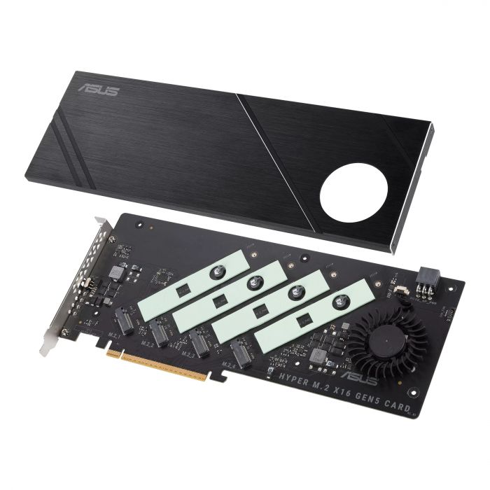 Плата-адаптер PCIe ASUS Hyper M.2 X16 PCIe 5.0 Expansion Card GEN 5