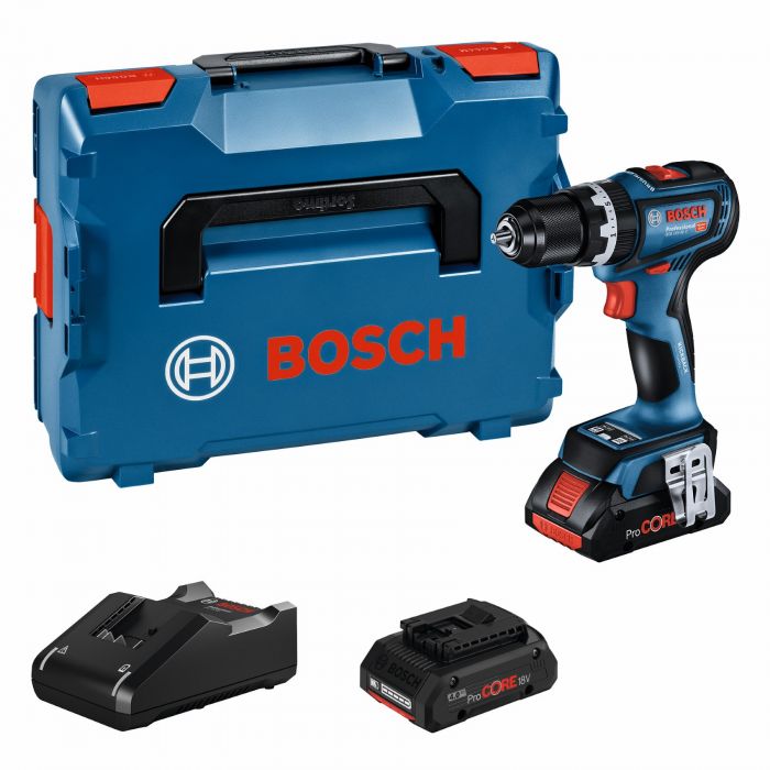 Шурупокрут-дриль акумуляторний Bosch GSB 18V-90 C 18В 2х4А·год 36·64Нм 0-630·0-2100об·хв 1.2кг