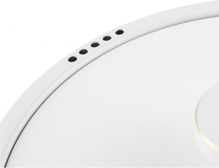 Електрочайник Catler 0.6л, Strix, заварник, нерж. сталь, підтримка температури, сенс. керув., білий