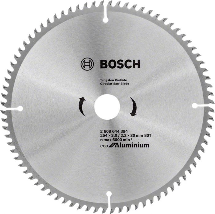 Диск пиляльний Bosch Eco for Aluminium 254x30-80T