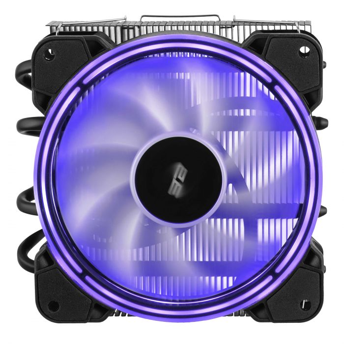 Процесорний кулер 2E GAMING Air Cool AC120T4-ARGB, LGA1851, 1700, 1200, 115x, 1366, AM5, AM4, AM3, AM3+, 4pin PWM, 3pin +5VARGB, TDP 130W