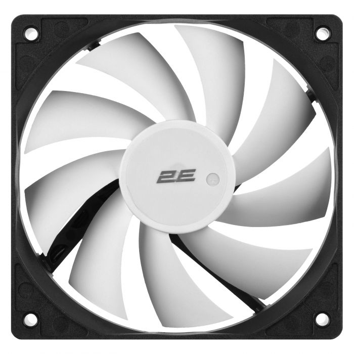 Корпусний вентилятор 2E F120-SN, 120мм, 500-1500rpm, 4pin 24dBa, чорний
