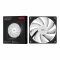 Корпусний вентилятор 2E F120-SN, 120мм, 500-1500rpm, 4pin 24dBa, чорний