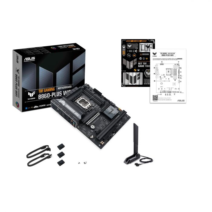 Материнcька плата ASUS TUF GAMING B860-PLUS WIFI s1851 B860 2xDDR5 M.2 DP HDMI USB Type-C Wi-Fi BT ATX