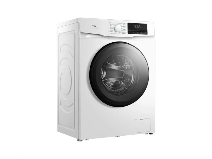 Пральна машина TCL фронтальна, 10кг, 1400, A, 62см, дисплей, пара, інвертор, білий