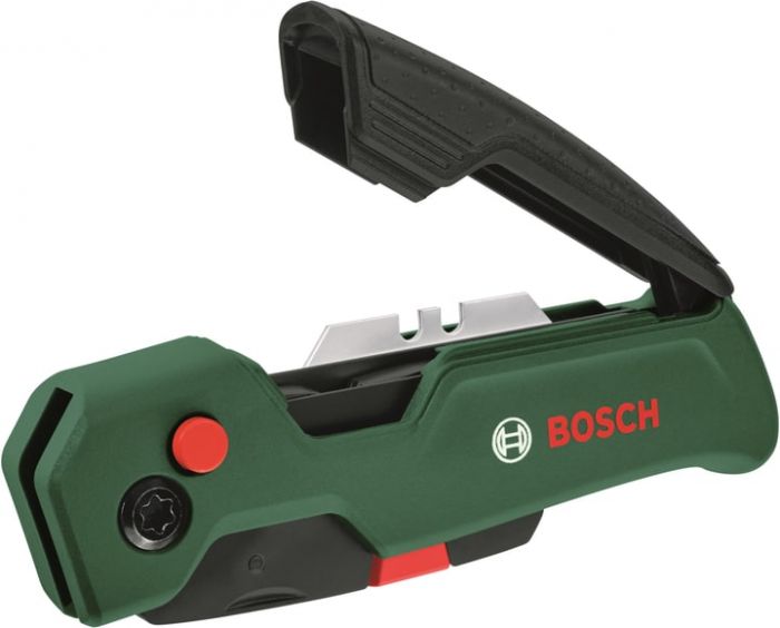 Ніж будівельний трапецієподібний Bosch, корпус двокомпонентний, 175x40x25мм