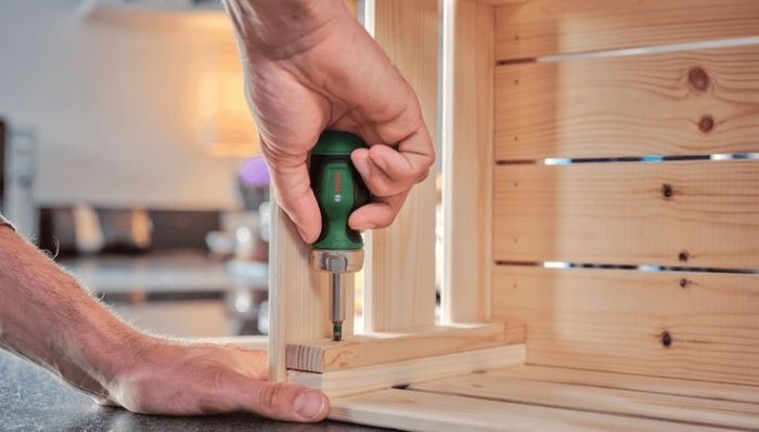 Викрутка Bosch з тріскачкою, 6 насадок, руків'я TPR , 111мм, сталь CrV