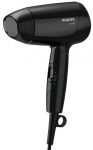Фен Philips EssentialCare дорожній, 1200Вт, 3 режими, хол. обдув, чорний