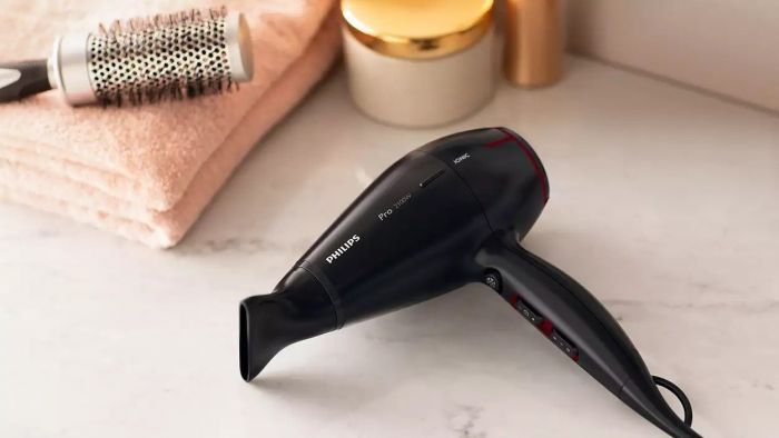 Фен Philips Professional, 2100Вт, 3 режими, іонізація, хол. обдув, чорний