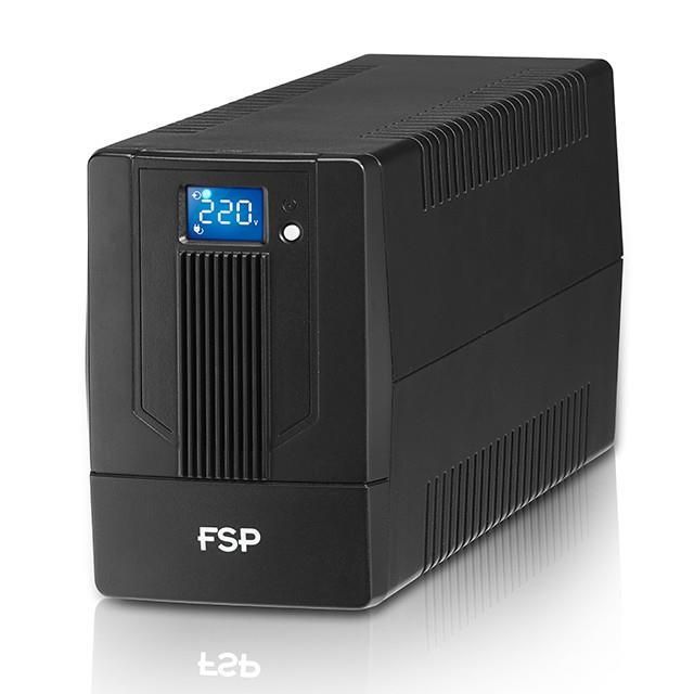 Джерело безперебійного живлення FSP iFP2000, 2000VA/1200W, LCD, RJ45, USB, 2xSchuko + 2xIEC